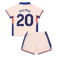 Camisa de Futebol Chelsea Cole Palmer #20 Equipamento Secundário Infantil 2024-25 Manga Curta (+ Calças curtas)